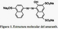 estructura molecular amaranth