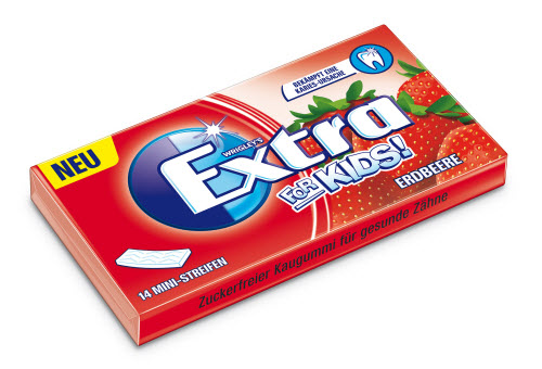 chicles frutilla para chicos