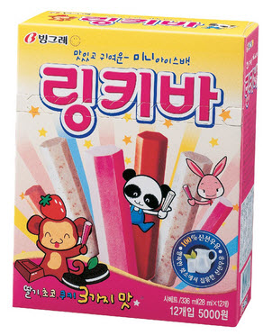 helados de Corea