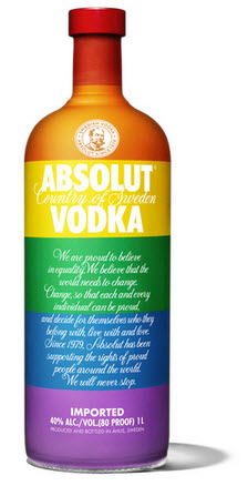 Vodka Absolut Colors LGBT