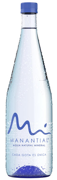 botella agua manatial