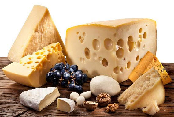 variedad de quesos