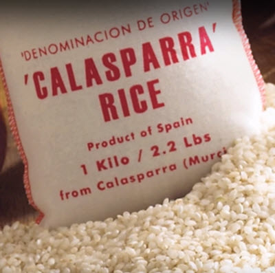 Arroz Calasparra minerales españa