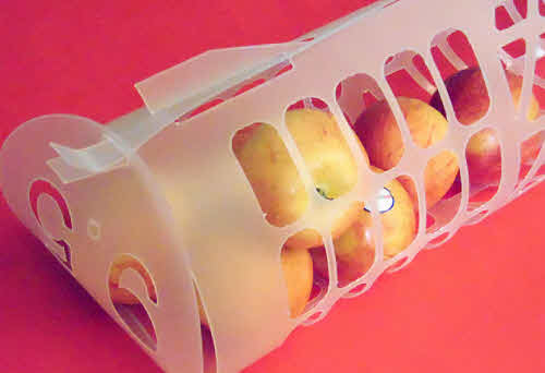caja protectora manzana