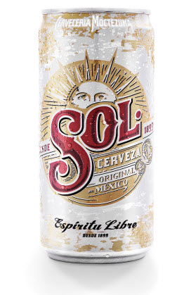 cerveza sol lata