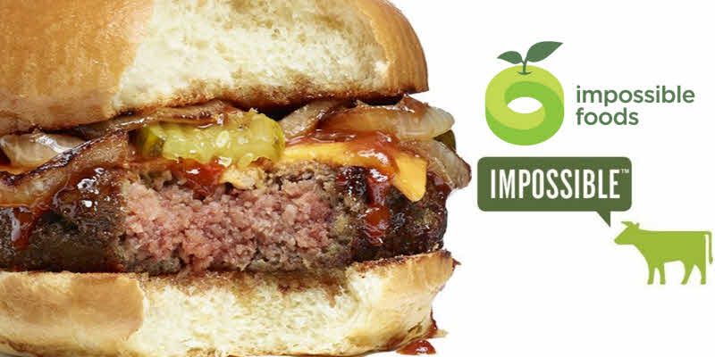 Resultado de imagen para hamburguesa sin carne impossible foods