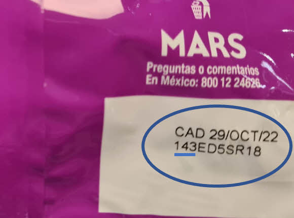 retiro de productos Mars